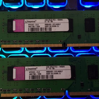 แรม 2ชิ้น 2G 2GB DDR3 1333MHz