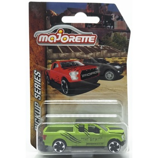 Majorette Ford F 150 - The Beast - Green Color /Wheels 5LTS2T /scale 1/72 (3 inches) Long Package