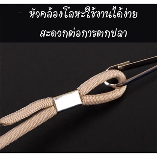 สายเซฟตี้ชิงหลิว สปิ๋ว ความยาว10/15/20เมตร (คละสี) (ไม่สามารถเลือกสีได้) พร้อมกิ๊ปล็อคสายเซฟตี้ สายเซฟตี้ตกปลา