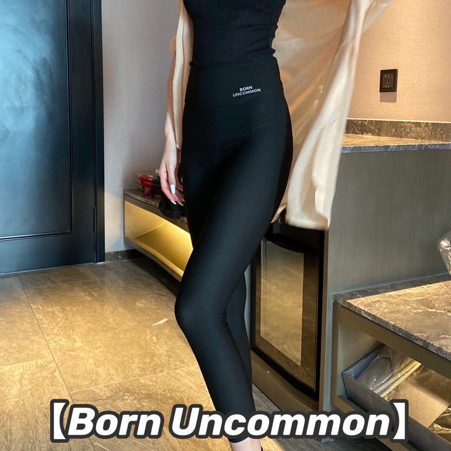 💦ส่งไวจากไทย🔥Born Uncommon🔥กางเกงรีดไขมันลดพุงขายาว กางเกงระเบิดเหงื่อ กางเกงวิ่งออกกำลังกายโยคะกีฬา