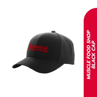 Musclefoodshop Black Cap หมวกทรงเบสบอลสีดำของ Musclefoodshop