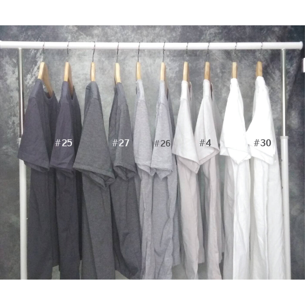 เสื้อสีพื้น เสื้อยืดสีพื้น 👕 ผ้าcotton100% **ราคาถูก** (มีเก็บเงินปลายทาง)