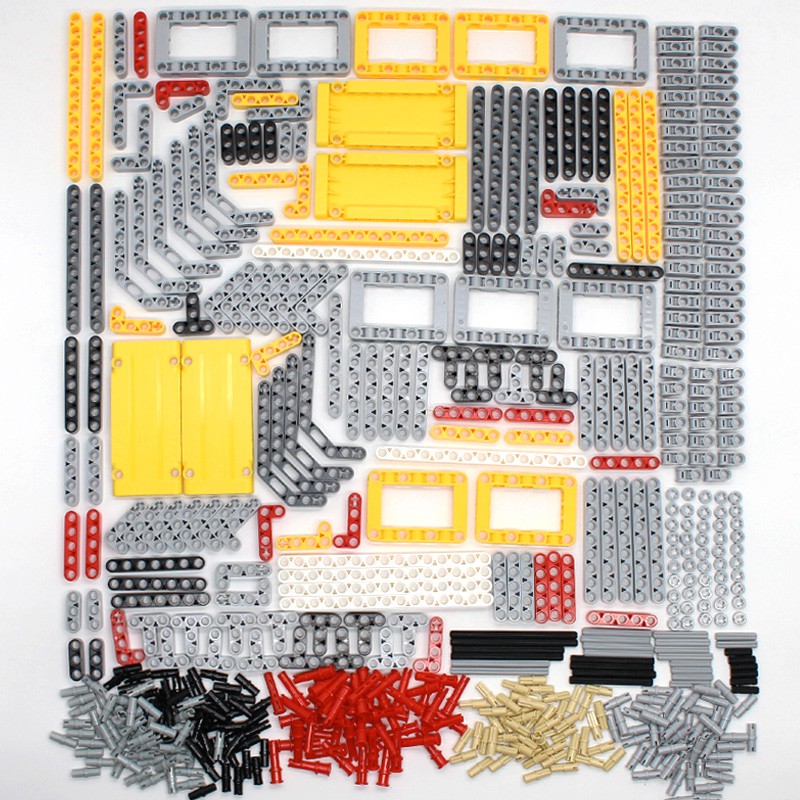 บล็อก MOC ชิ้นส่วนไฮเทค 548 ชิ้น Liftarm Beam Cross Axle Connector แผงใช้งานร่วมกับ Building Blocks