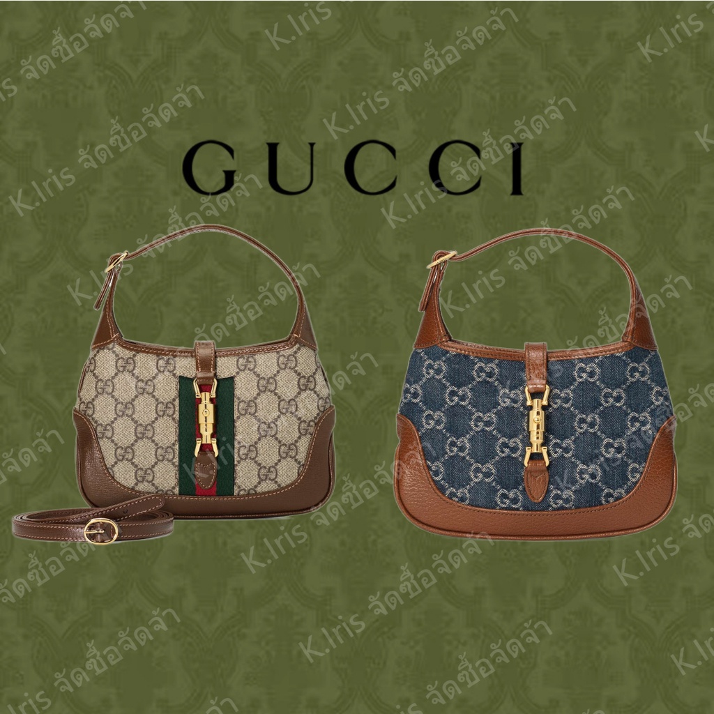 Gucci/ GG denim series Jackie 1961/Mini กระเป๋าถือ