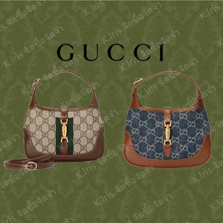 Gucci/ GG denim series Jackie 1961/Mini กระเป๋าถือ