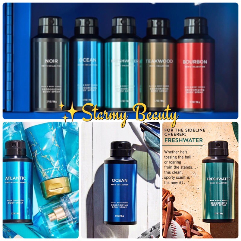 บอดี้สเปรย์ระงับกลิ่นเหงื่อผู้ชาย Bath And Body Works Signature Men's Collection Deodorizing Body Spray หอมติดทนตลอดวัน
