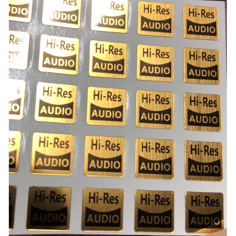 สติ๊กเกอร์ Hi-res Audio 10ดวง 99บาท