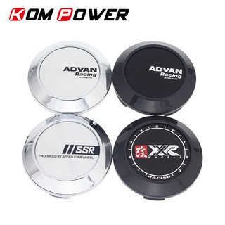 4ชิ้น 64มม ฝาครอบดุมล้อ JDM Advan Racing WheelสำหรับขอบXxr Centerศูนย์ล้อSsrล้อรถฝาครอบ60มม.