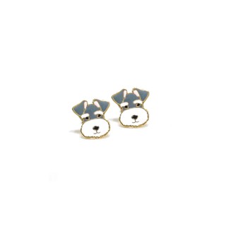 ต่างหูชเนาเซอร์ (Gubjung &amp; Friends Schnauzer earring)