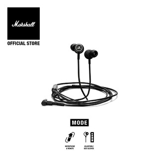 🎧🎵Marshall Mode Black-หูฟังอินเอียร์, หูฟังมีสาย/