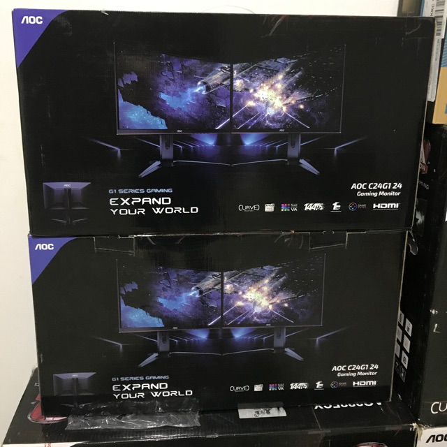 AOC C24G1 จอเกมมิ่งโค้ง 23.6" Full HD 144Hz FreeSync Premium