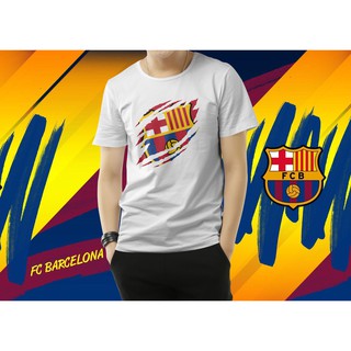 เสื้อยืดเชียร์ทีมรักบาซ่า  Barcelona