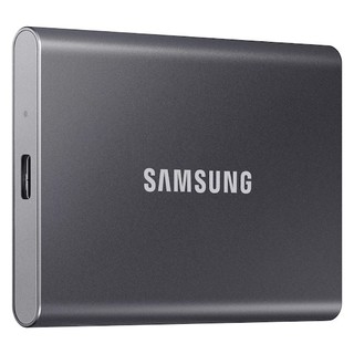 Samsung SSD T7 Portable 2TB (Gray) ฮาร์ดดิสก์ เอสเอสดีพกพา (MU-PC2T0T/WW)