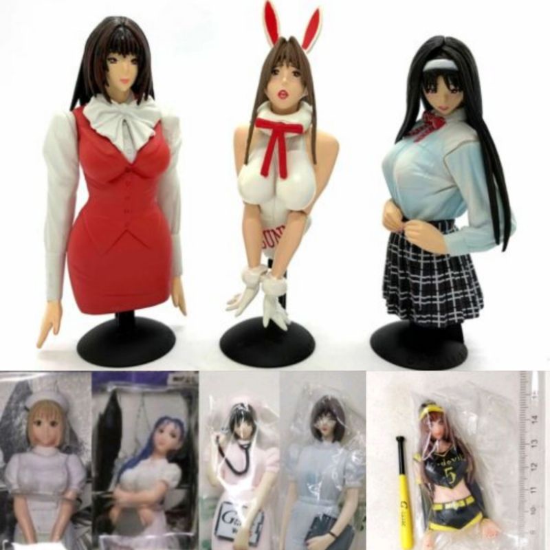 (แท้/มือ2)⭐G-taste Real Figure Asuka Senou,kanae aizawa,chise haanasaki,Kisaragi Riona TakaraTomy
