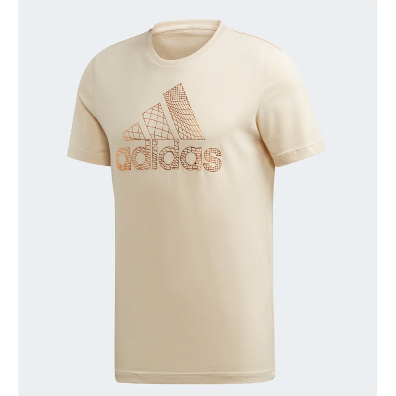 Adidas อาดิดาส เสื้อ AT M T-Shirt MH BOS Foilb ED7280 Beige(800)