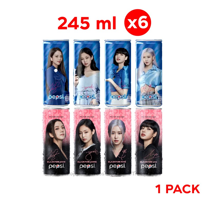 Pepsi X Blackpink Jisoo Jennie Rose Lisa 245 Ml à¹à¸ž à¸„ 6 à¸žà¸£ à¸­à¸¡à¸« à¸­ à¸¥à¸²à¸¢ Blackpink à¹€à¸ˆà¸™à¸™ à¸ˆ à¸‹ à¹‚à¸£à¹€à¸‹ à¸¥ à¸‹ à¸² à¹€à¸› à¸›à¸‹ Shopee Thailand