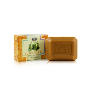 ผลิต 24/07/2019 อภัยภูเบศร์ สบู่รำข้าว Rice Bran Soap 100 g ของแท้ 100 %