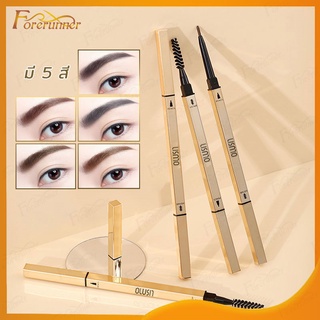 ดินสอเขียนคิ้ว Eyebrow pencil ดินสอเขียนคิ้ว กันน้ำ ดินสอเขียนคิ้ว กันน้ำ Gold set แท่งสีทอง 2 in 1มีแปรงปัดคิ้วในตัว321