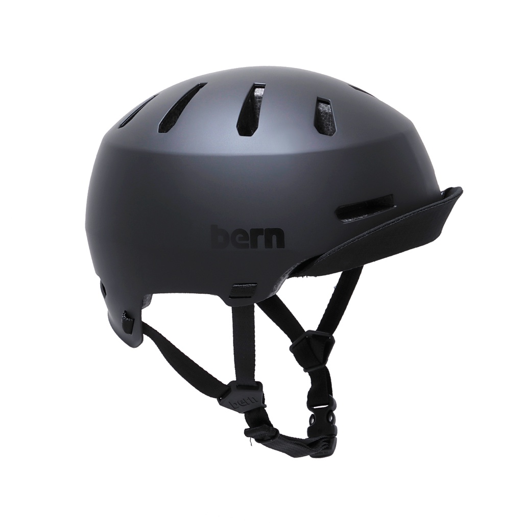 BERN - Macon 2.0 Hard Hat Visor (Matte Black Asian Fit) Helmet