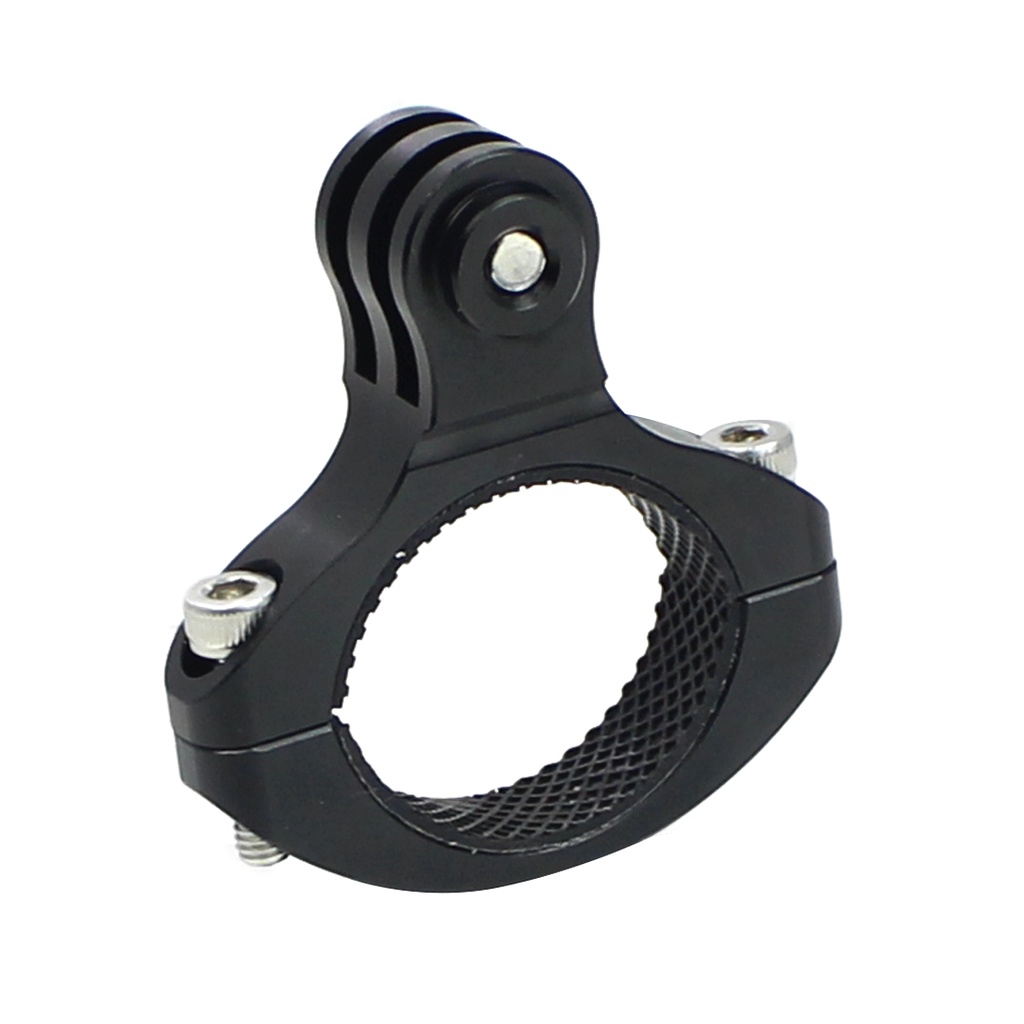 Xt-xinte อลูมิเนียมจักรยานรถจักรยานยนต์ Handlebar Clamp Mount O ประเภท Roll Bar ผู้ถือจักรยาน Seatpost คลิปสําหรับ Gopro 13 12 11 10 กีฬากล้อง