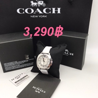 นาฬิกา Coach Watch Boyfriend หน้าปัด 36 mm. สายซิลิโคน ปั๊มลาย C นูน อุปกรณ์ครบ พร้อมกล่อง สวยมากกกกก