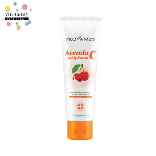 [พร้อมส่ง] Provamed(โปรวาเมด) Acerola C Whip Foam ขนาด 80 g. [EXP.23/12/2021]