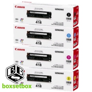 CANON 418 BK,C,M,Y  TONER CARTRIDGE ของแท้ออกใบกำกับภาษีได้