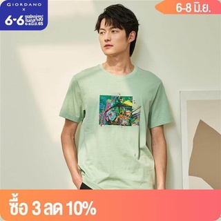 ผู้ชายเสื้อยืดแขนสั้นคอกลมผ้าฝ้ายพิมพ์ลายชาย Free Shipping 91092012