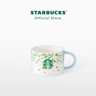 Starbucks Floral White Mug 10oz. แก้วน้ำสตาร์บัคส์เซรามิก ขนาด 10ออนซ์ A9001348