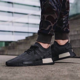 NMD PK Black Camo "Amy Pack" สีดำ บูทดำ ปลั๊กครีม