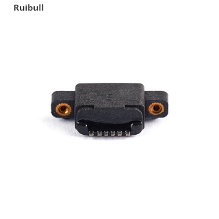 [Ruibull] USB 3.1 Type-C 6 Pin Female Socket SMD DIP Connector With Screw Hole For DIY PCB Hot Sale