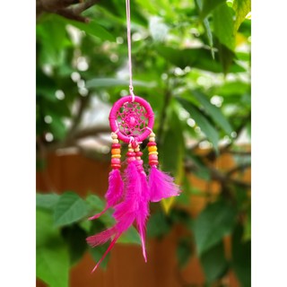 [SELL] Dream Catcher ตาข่ายดักฝัน ขนาดวง 5cm. ยาว 15cm. (00002)(Handmade)(TH) ของขวัญ ของตกแต่งสวยงาม !!