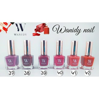 สีทาเล็บ Wanidy 41-60 พรีเมี่ยม แห้งไว ไม่ต้องอบ 15ML ยาทาเล็บ ติดทนนาน เม็ดสีแน่น