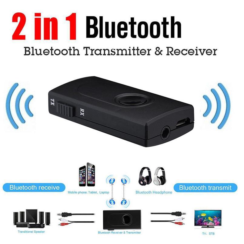 Bluetooth Receiver BT 4.2 Transmitter 3.5 mm อะแดปเตอร์รับสัญญาณเสียงสเตอริโอไร้สาย