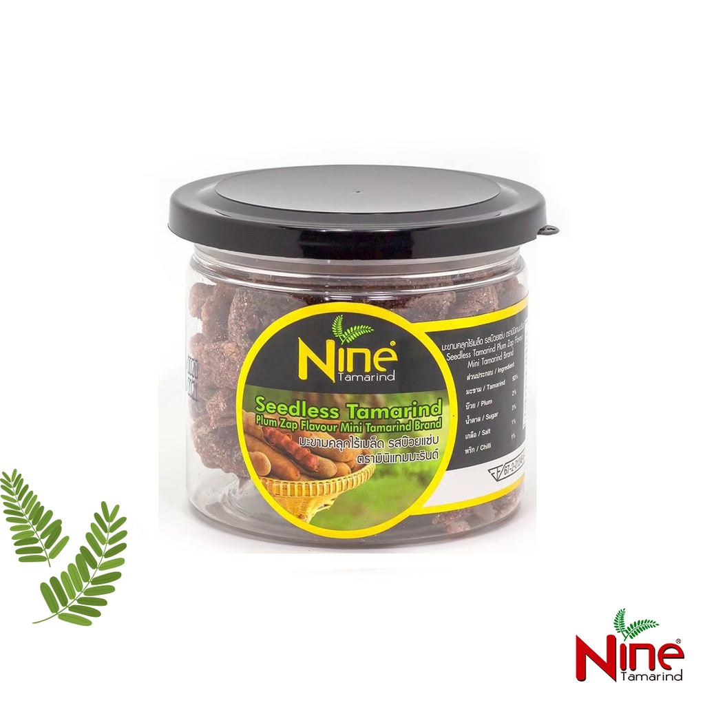 มะขามคลุกไร้เมล็ดบ๊วยแซ่บ Nine Tamarind