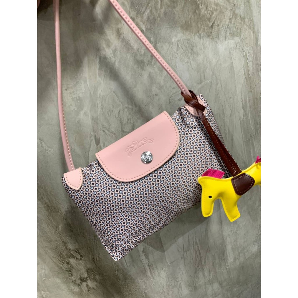 LongChamp Women's Le Pliage Dandy Print Nylon Crossbody Handbag lupon