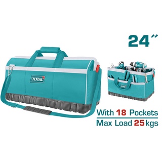 Total กระเป๋าเครื่องมือช่าง อเนกประสงค์ 24 นิ้ว รุ่น THT16241 ( Tools Bag )