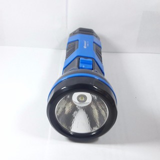 Tontoysไฟฉาย 1 LED ชาร์จไฟได้ รุ่นKM-8802(สีน้ำเงิน)