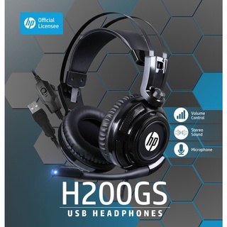 หูฟังเกมมิ่ง Headset HP (7.1) (H200GS) Black