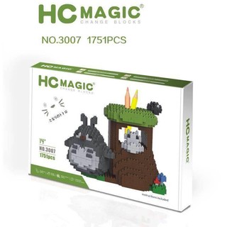 ตัวต่อการ์ตูนดังอาคารอิฐใส่ดินสอได้ รุ่น HC MAGIC 3007 จำนวนตัวต่อ 1751 ชิ้น