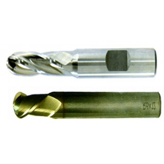 BALL END MILLS 2 FLUTES HSS-E   เอ็นมิล หัวบอล 2ฟัน 3-5 มม.