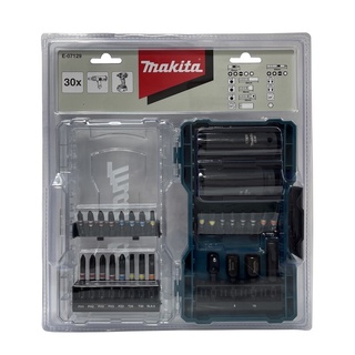 E-07129 Makita ชุดรวมดอกไขควงและลูกบล็อก 30ชิ้น /ชุด 30pcs bit set with clear case,NZ