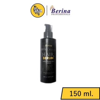 Berina Extra Repair Hair Serum 150ml. เบอริน่า เอ็กซ์ตร้า รีแพร์ แฮร์เซรั่ม บำรุงผม ผมแห้งเสีย ชี้ฟู ไม่มีน้ำหนัก