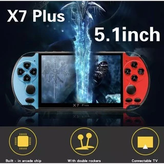 พร้อมส่งจากไทย แบบพกพา X7 PLUS 5.1 นิ้วหน้าจอสีดิจิตอล MP5 8GB สนับสนุนเกมส์ 3000เกมในตัว จอHD (รองรับภาษาไทย)