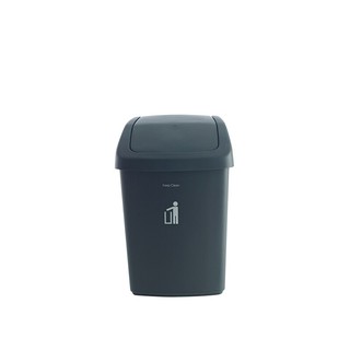ถังขยะฝาสวิง 9 ลิตรDKWHH-208P/6เทาทึบ Swing Top Waste Bin 9 liter DKWHH-208P / 6 Solid Gray