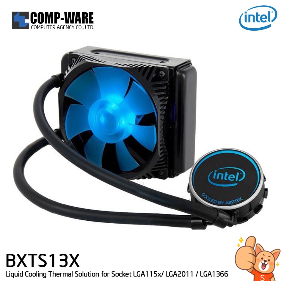Intel BXTS13X Liquid Cooling Thermal Solution for LGA2011 / LGA1366 / LGA1156 / LGA1155 / LGA1151 / 