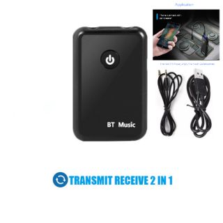 อุปกรณ์รับ-ส่งสัญญาณเสียงบูลทูธYPF-03 2in 1 Bluetooth 4.2 Transmitter Receiver Wireless Audio Adapter Support 3.5mm