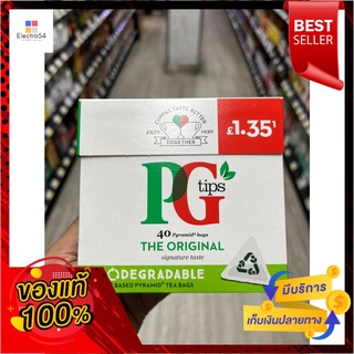 PG TIPS TEABAGS 40 TEAMAGS 116 กรัมPG TIPS TEABAGS 40 TEAMAGS 116 G