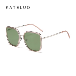 【พร้อมกล่อง】KATELUO K31426 แว่นตากันแดด เลนส์โพลาไรซ์ UV400 แฟชั่นหรูหรา สําหรับผู้หญิง