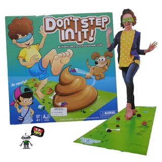 KiDsShOp.DONT STEP IN IT เกมส์อย่าเหยียบอุนจิ!! ปิดตา หมุนแป้น แล้วเดิน แต่..อย่าเหยียบอุนจิ เล่นได้ทุกคนในครอบครัว